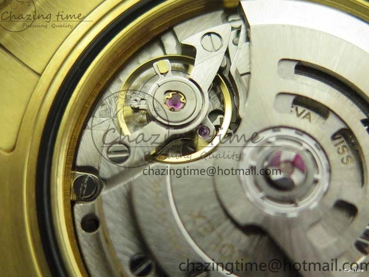 MiroTime 1223 Unisex Submariner 41mm 126618 LB YG EWF Blue Dial on YG Bracelet A 2615